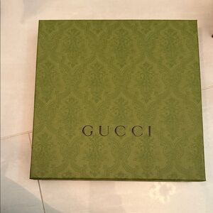 Gucci Olive Green Patterned Box